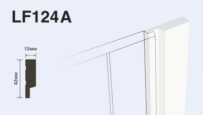 Финишный молдинг LF124A NP для стеновых панелей